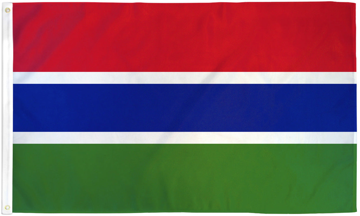 Gambia Flags