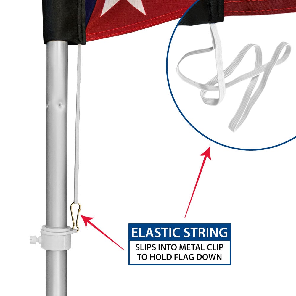 1, 2 & 3 Bedrooms Windless Banner Flag & Pole Kit - Flags Importer