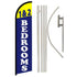 1 & 2 Bedrooms Windless Banner Flag & Pole Kit - Flags Importer