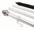 10ft Aluminum (White) Outdoor Pole with Ground Spike - Flags Importer