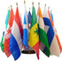 (12x18in) Set of 20 Caribbean Stick Flags - Flags Importer