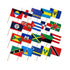 (12x18in) Set of 20 Caribbean Stick Flags - Flags Importer