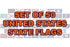 (12x18in) Set of 50 State Stick Flags - Flags Importer