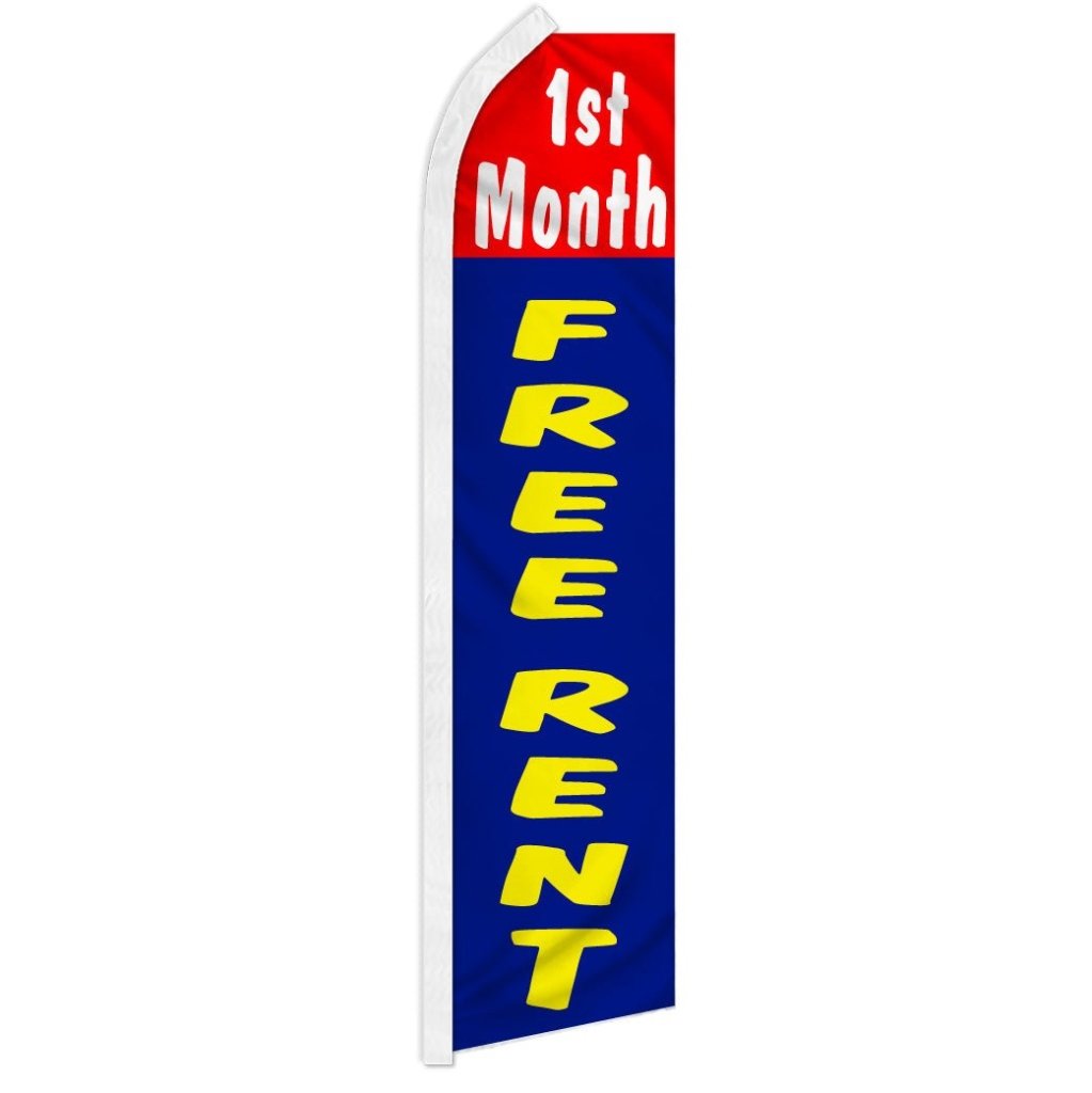 1st Month Free Rent Super Flag - Flags Importer