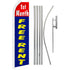 1st Month Free Rent Super Flag & Pole Kit - Flags Importer