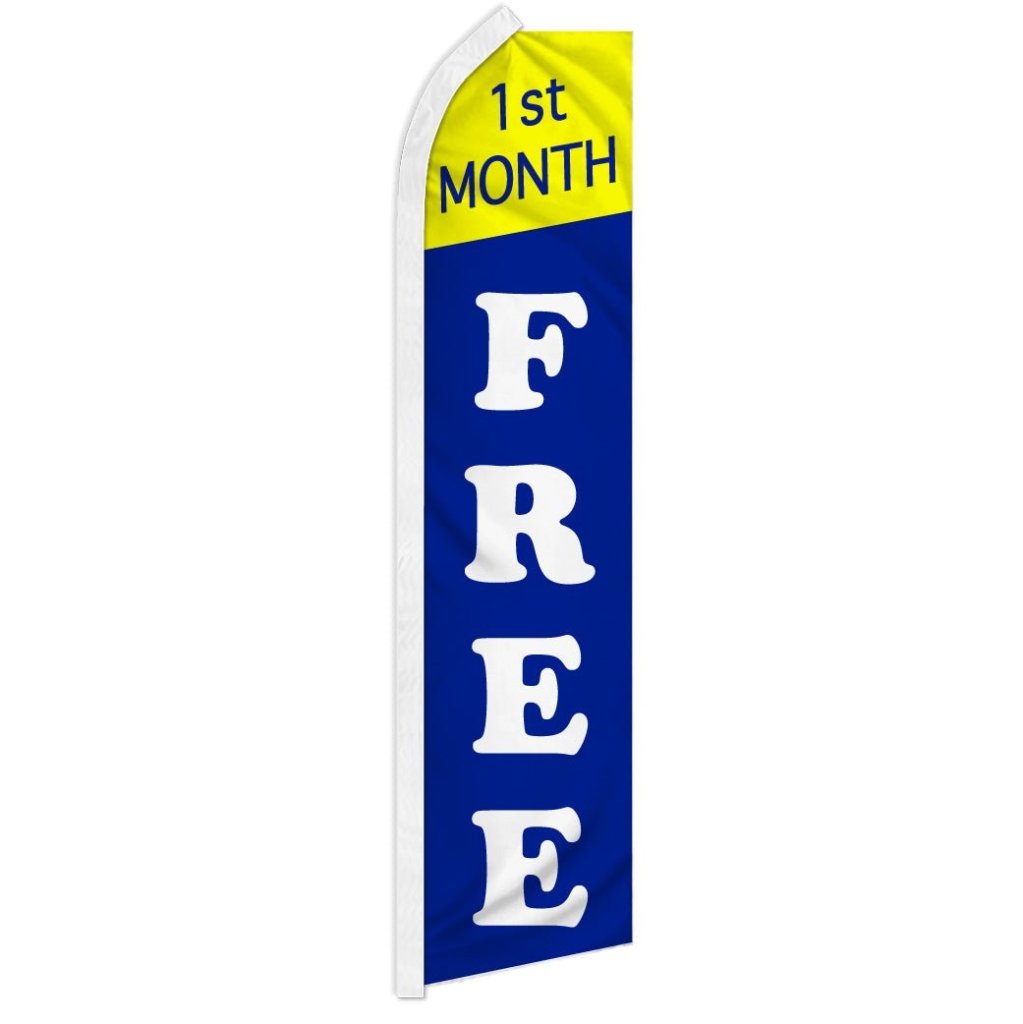 1st Month Free Super Flag - Flags Importer