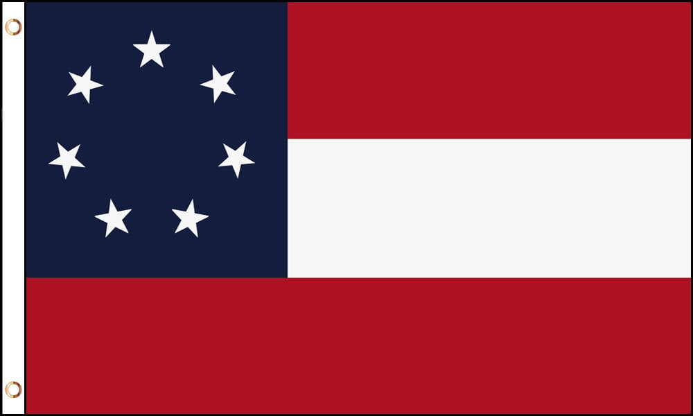 1st National Flag of the Confederacy Flag 3x5ft Poly - Flags Importer