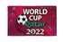 2022 World Cup (Red & Teal) Flag 3x5ft Poly - Flags Importer