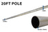 20ft Deluxe Fiberglass Pole - Flags Importer