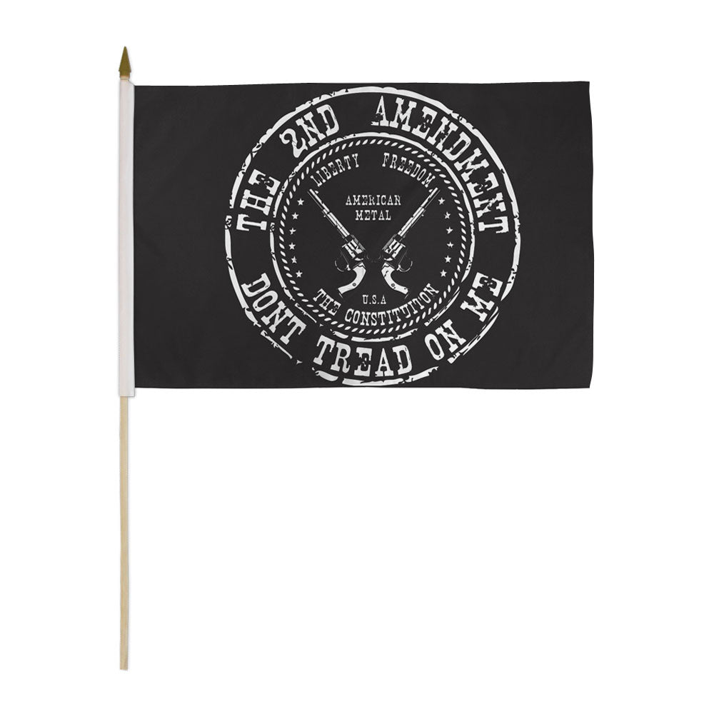 2nd Amendment 12x18in Stick Flag - Flags Importer