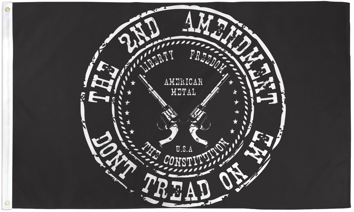 2nd Amendment Flag 3x5ft Poly - Flags Importer