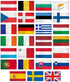 (2x3ft) Set of 27 European Union Flags - Flags Importer