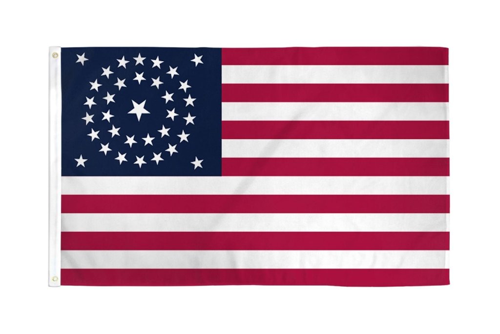 34 Stars Flag 3x5ft Poly - Flags Importer