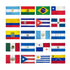 (3x5ft) Set of 20 Latin American Flags - Flags Importer