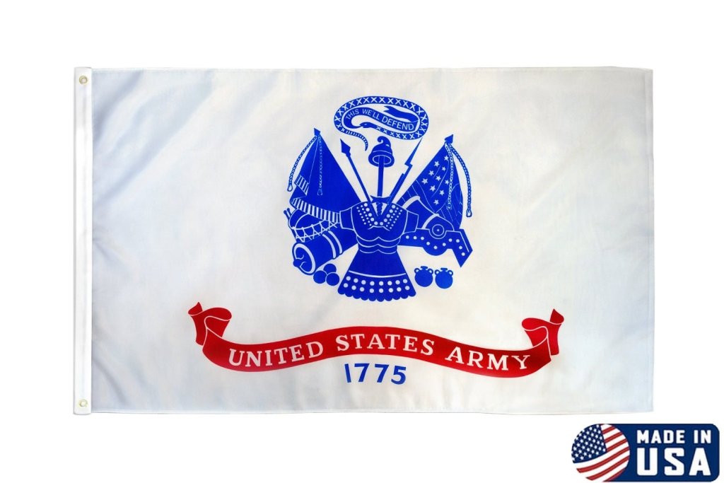 3x5ft U.S Army - American Made Nylon Flag (Valley Forge) - Flags Importer