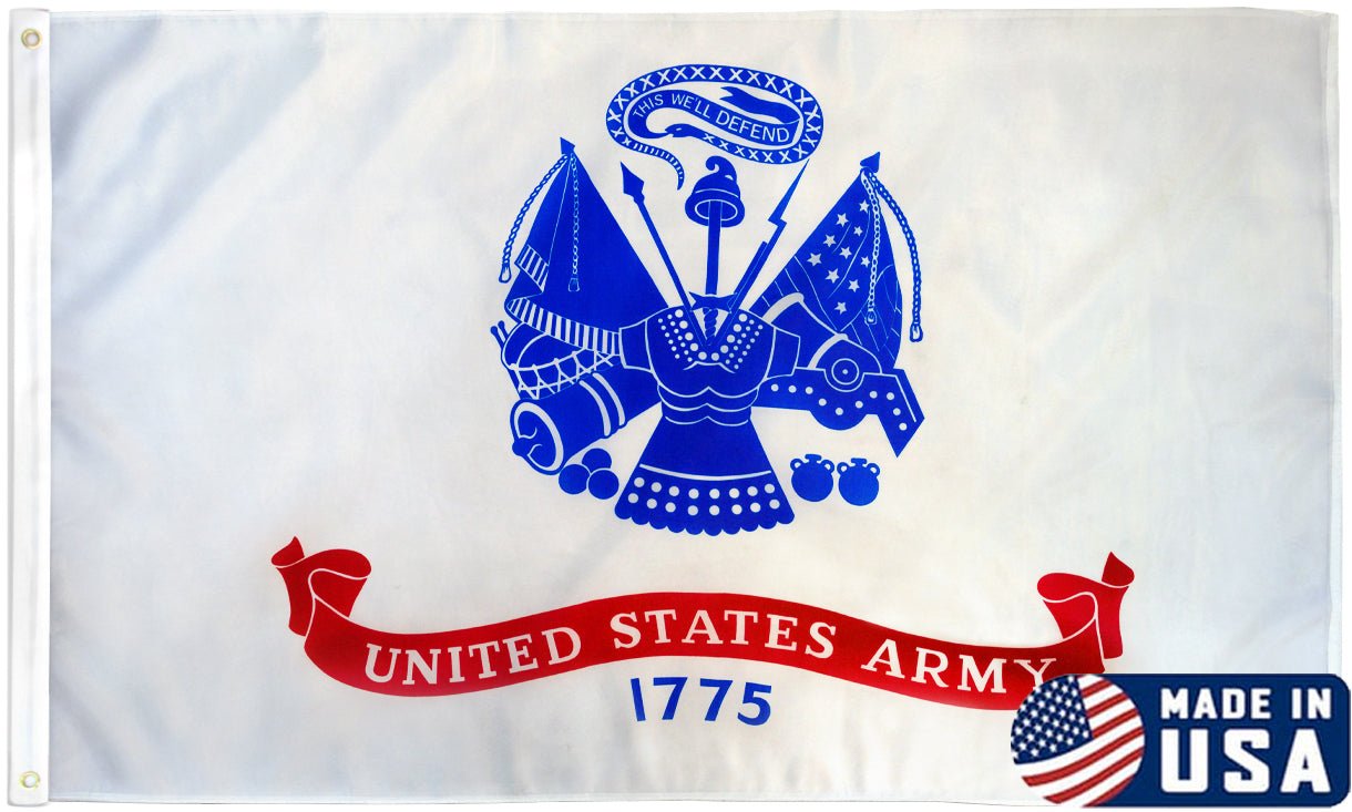 3x5ft U.S Army - American Made Nylon Flag (Valley Forge) - Flags Importer