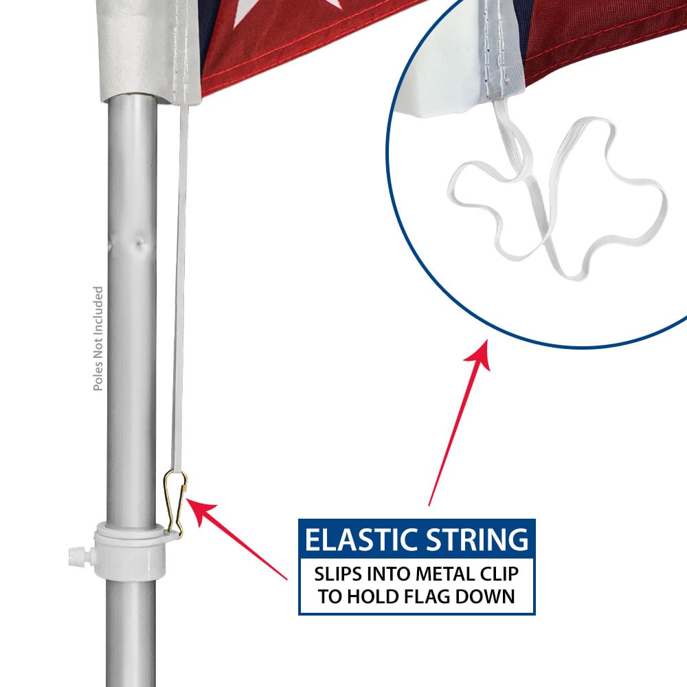 Elastic Band Attached to Pole (Pole Not Included)