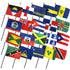 (4x6in) Set of 20 Caribbean Stick Flags - Flags Importer