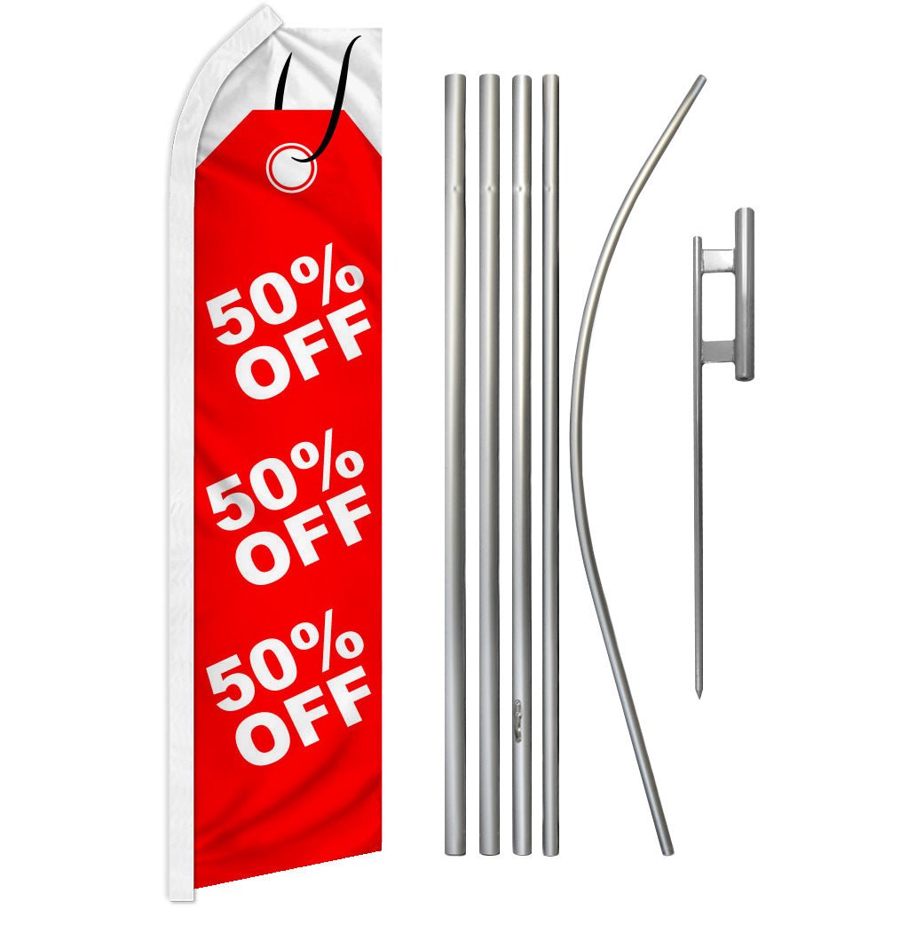 50% Off Super Flag & Pole Kit - Flags Importer