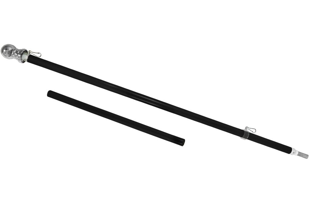 5ft Spinning Stabilizer Flag Pole (Black) - Flags Importer