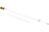 5ft Spinning Stabilizer Flag Pole (White) - Flags Importer