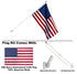 6ft Spinning Stabilizer Pole and American Made USA Flag Kit - Flags Importer