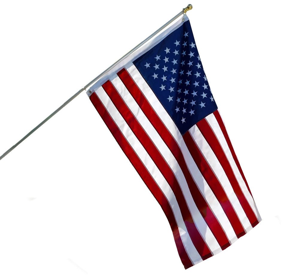 6ft Spinning Stabilizer Pole and American Made USA Flag Kit - Flags Importer