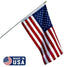 6ft Spinning Stabilizer Pole and American Made USA Flag Kit - Flags Importer