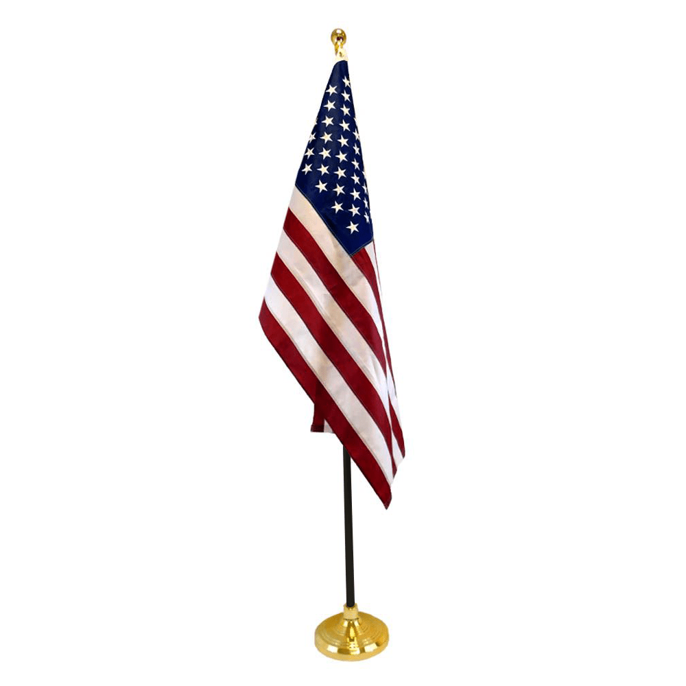 8ft Black Aluminum Flag Pole (Ball Top) - Flags Importer