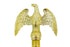 8ft Gold Aluminum Flag Pole (Eagle Top) - Flags Importer