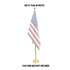 8ft Gold Flag Pole and Gold Base Kit (Ball Top) - Flags Importer