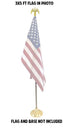 8ft Silver Aluminum Flag Pole (Eagle Top) - Flags Importer