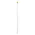 8ft White Aluminum Flag Pole (Ball Top) - Flags Importer