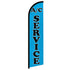 A/C Services (Blue) Windless Banner Flag - Flags Importer