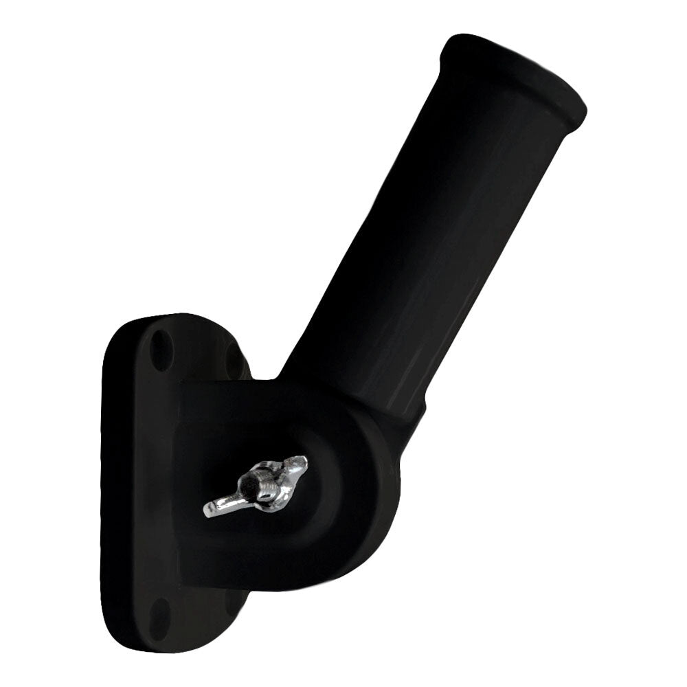 Adjustable Aluminum Bracket for Flag Pole (Black) - Flags Importer