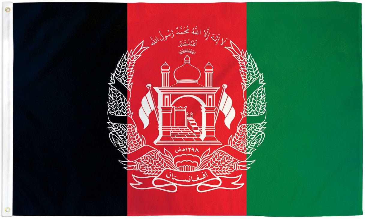 Afghanistan Flag 3x5ft Poly - Flags Importer