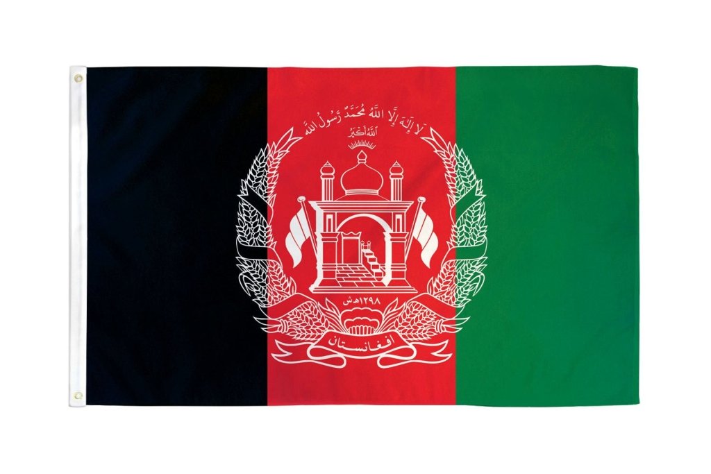 Afghanistan Flag 3x5ft Poly - Flags Importer