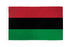 Afro American Flag 2x3ft Poly - Flags Importer