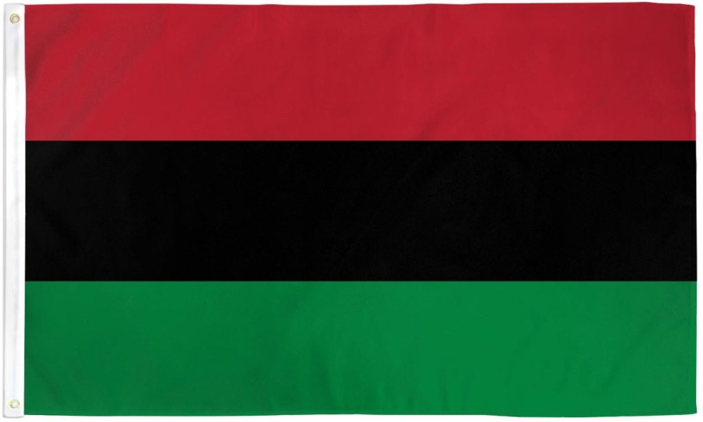 Afro American Flag 3x5ft Poly - Flags Importer