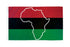 Afro American Map Flag 3x5ft Poly - Flags Importer