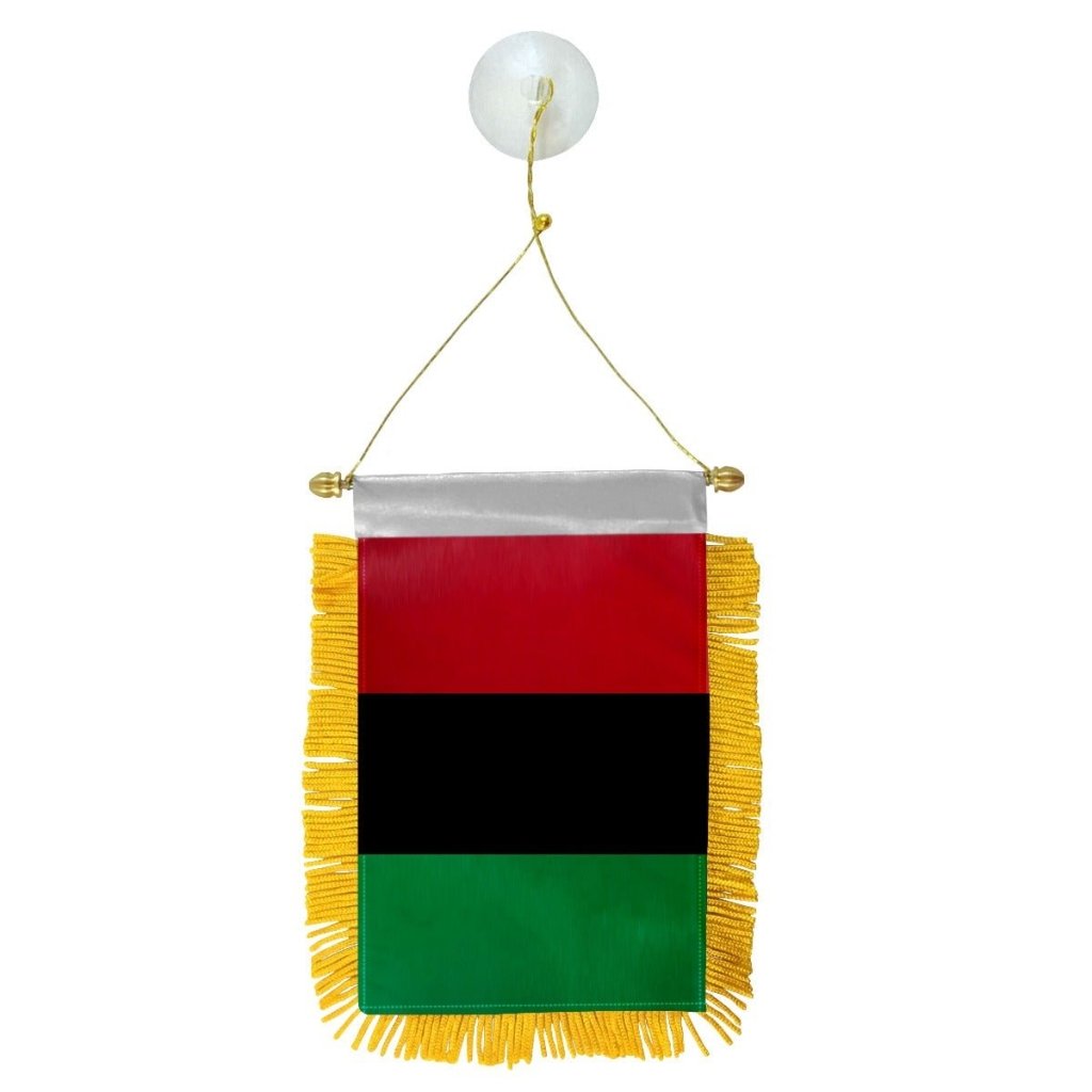 Afro American Mini Banner - Flags Importer