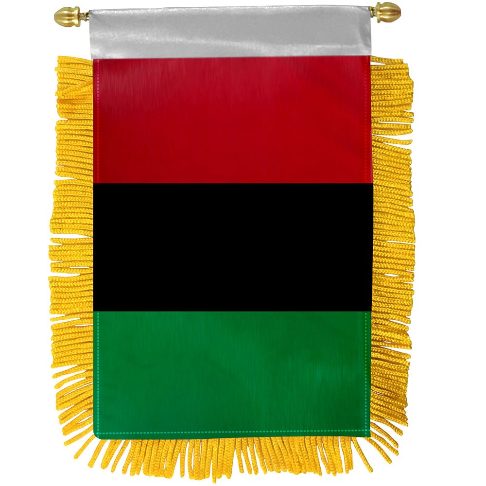 Afro American Mini Banner - Flags Importer