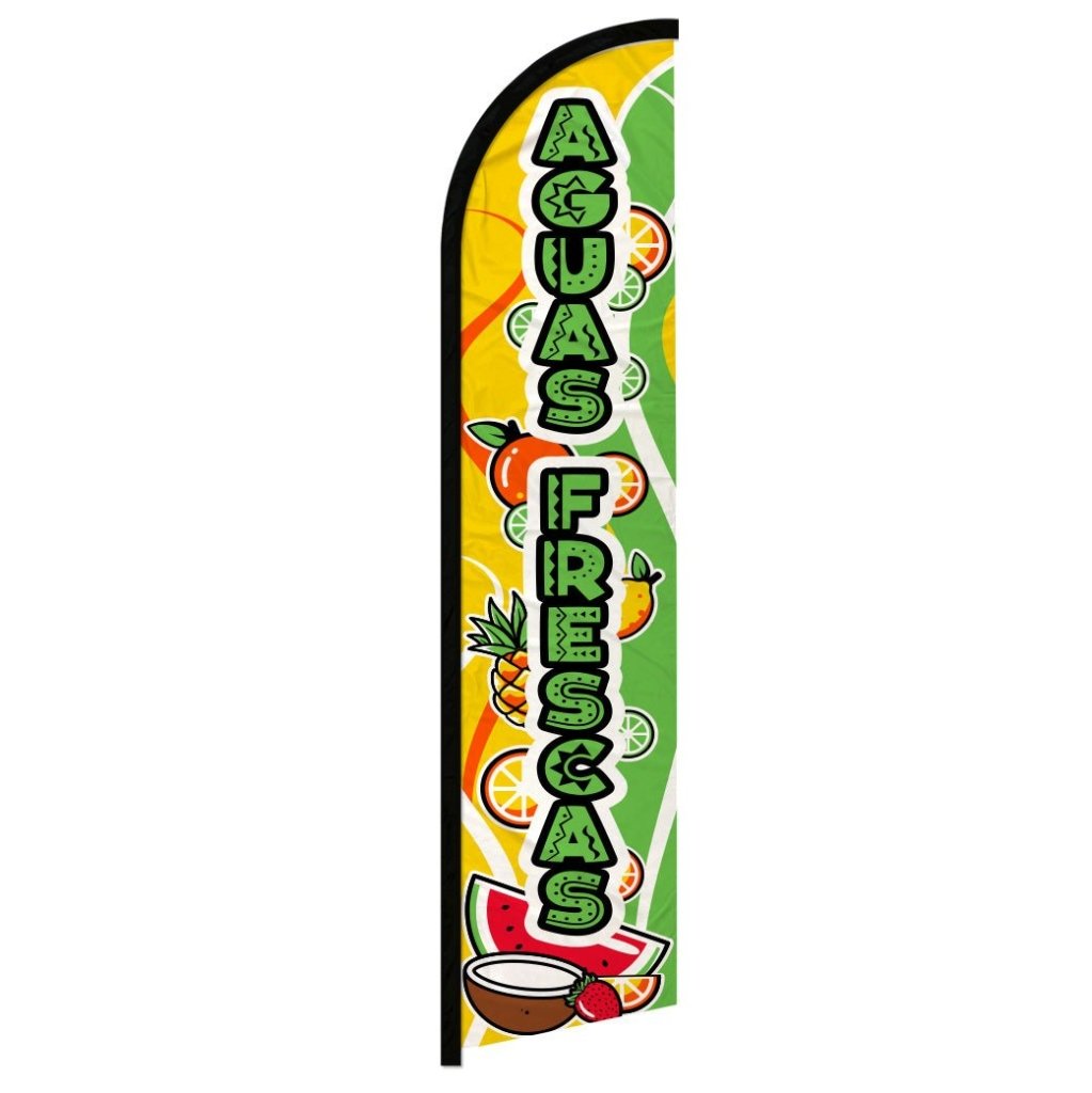 Aguas Frescas Windless Banner Flag - Flags Importer