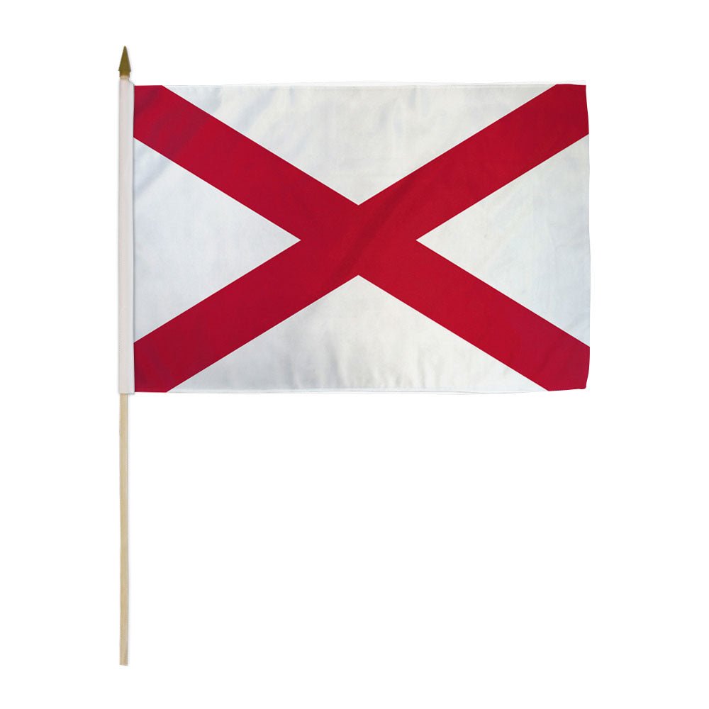 Alabama 12x18in Stick Flag - Flags Importer