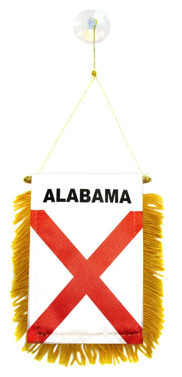 Alabama Mini Banner - Flags Importer