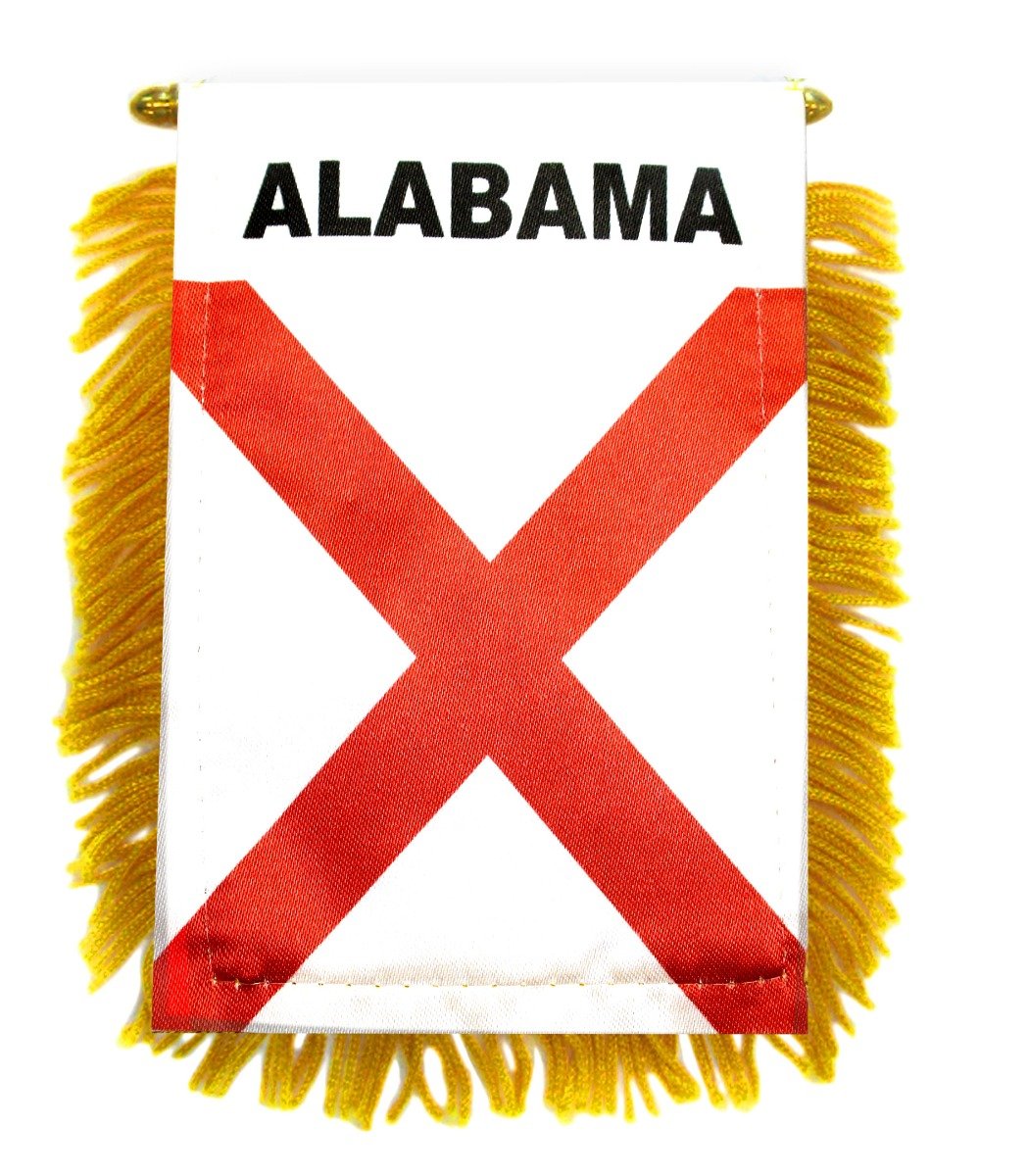 Alabama Mini Banner - Flags Importer