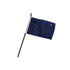 Alaska 4x6in Stick Flag - Flags Importer