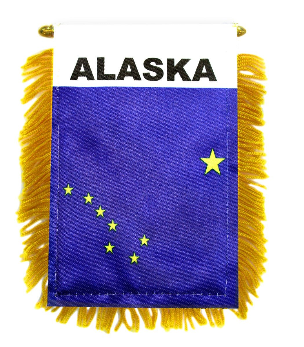 Alaska Mini Banner - Flags Importer