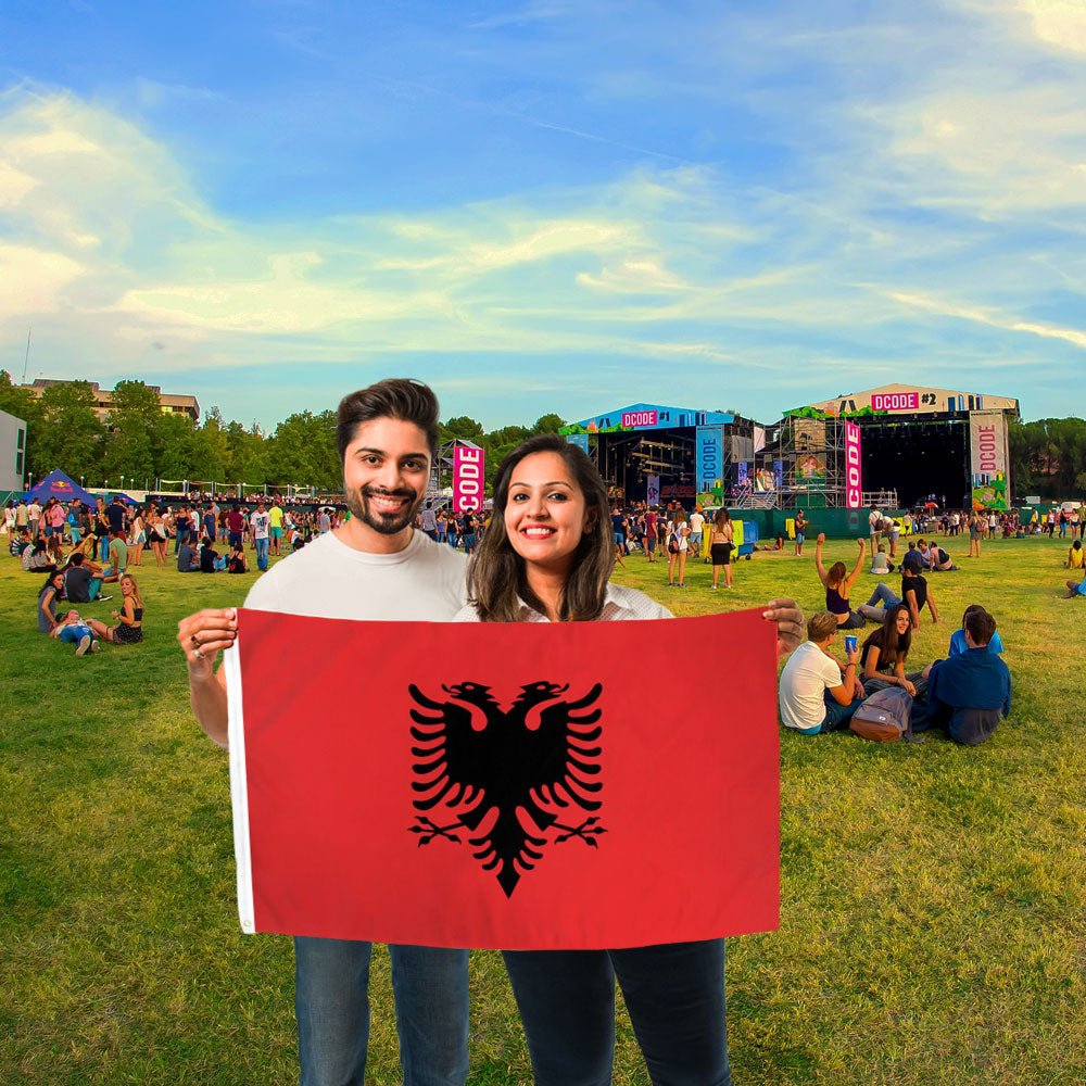 Albania Flag 2x3ft Poly - Flags Importer