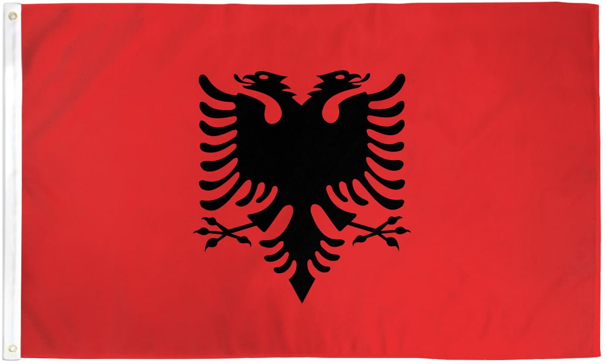 Albania Flag 2x3ft Poly - Flags Importer